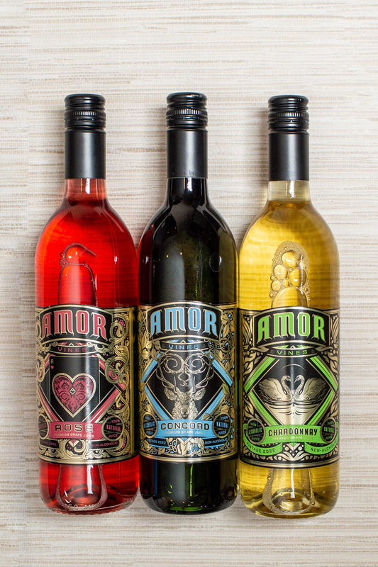 3 Bottle Box of Premium Grape Juice